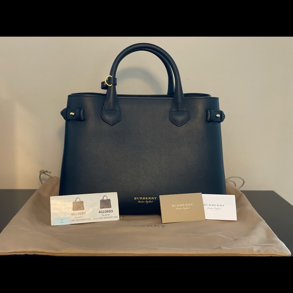 Burberry medium banner check house leather - Picture 10 of 12